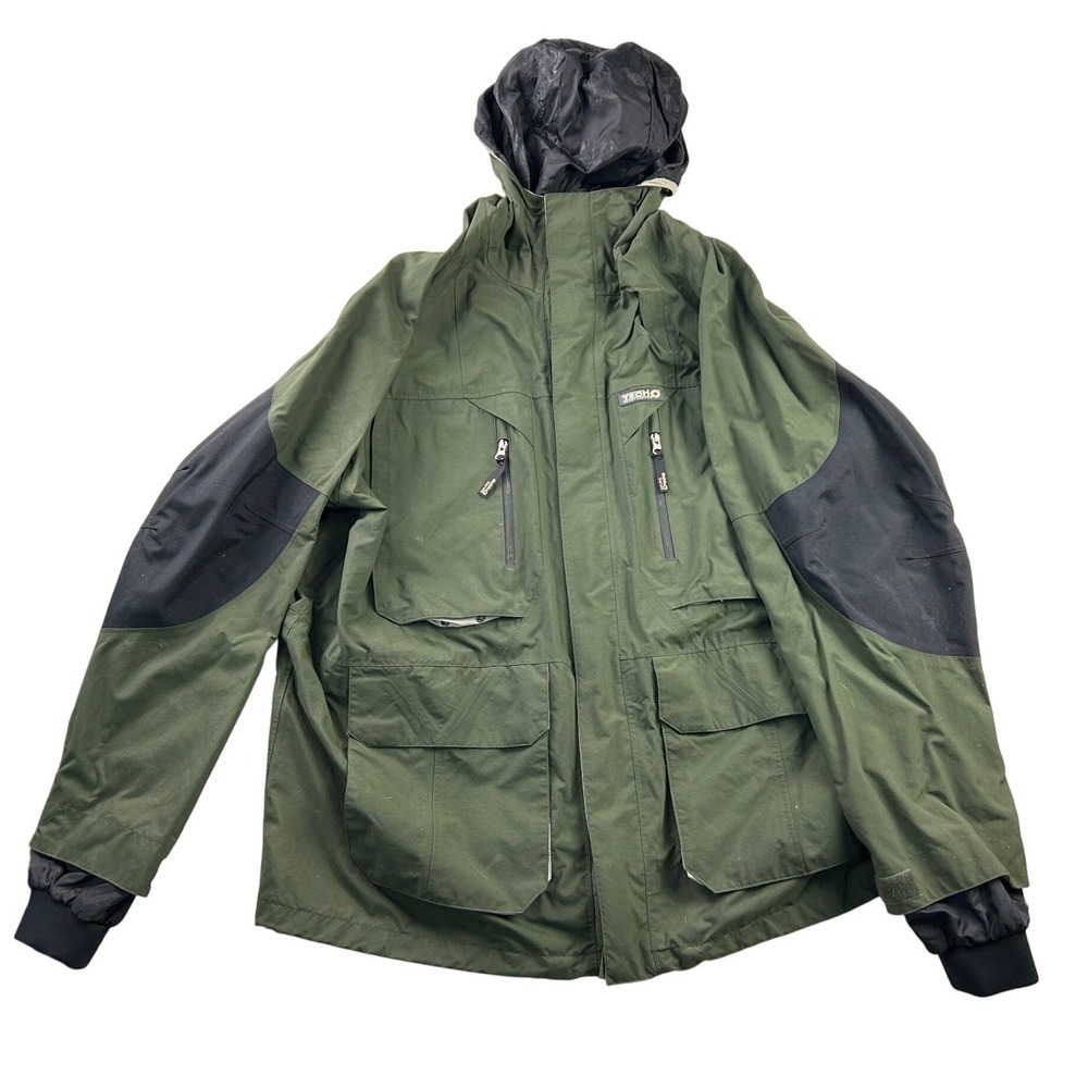 Guide Series TecH2O Waterproof Jacket XL Green Technical Shell Gorpcore Tactical